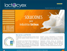 Tablet Screenshot of lactocyex.com